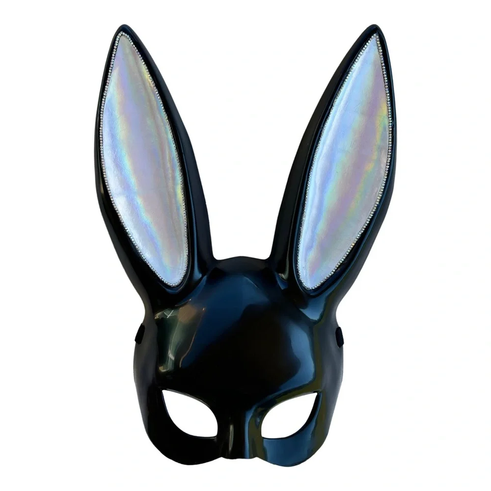 “Silver Shine” Bunny Rabbit Mask